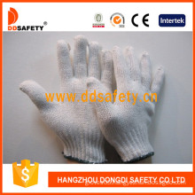 Bleach Cotton/Polyester Work Gloves, 7 Gauge with 2 Threads -Dck702